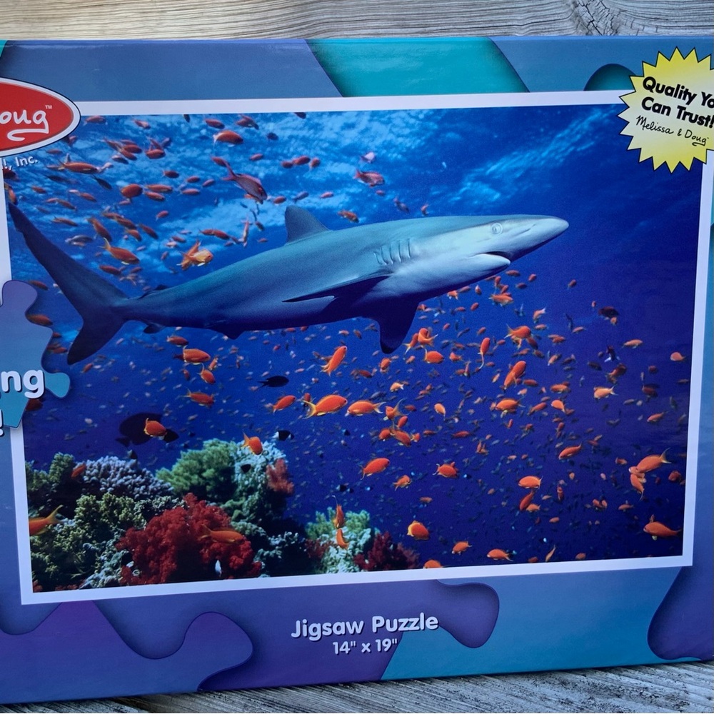 Melissa & Doug Shark 100 Piece Jigsaw Puzzle